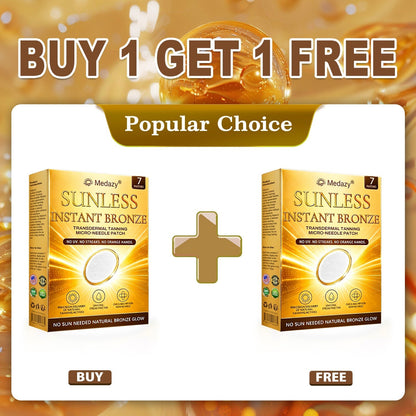 QIAWI™ Sun-Free Golden Bronze Glow — No UV, No Streaks, Just a Natural Vacation Tan