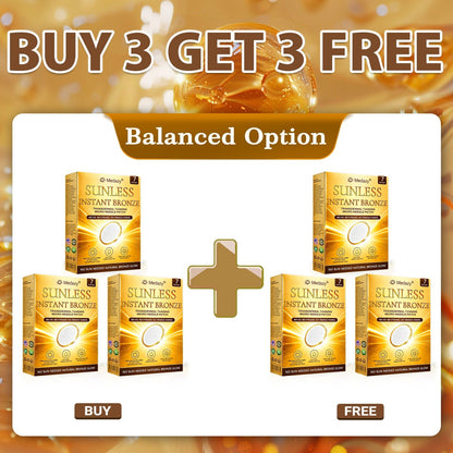 QIAWI™ Sun-Free Golden Bronze Glow — No UV, No Streaks, Just a Natural Vacation Tan