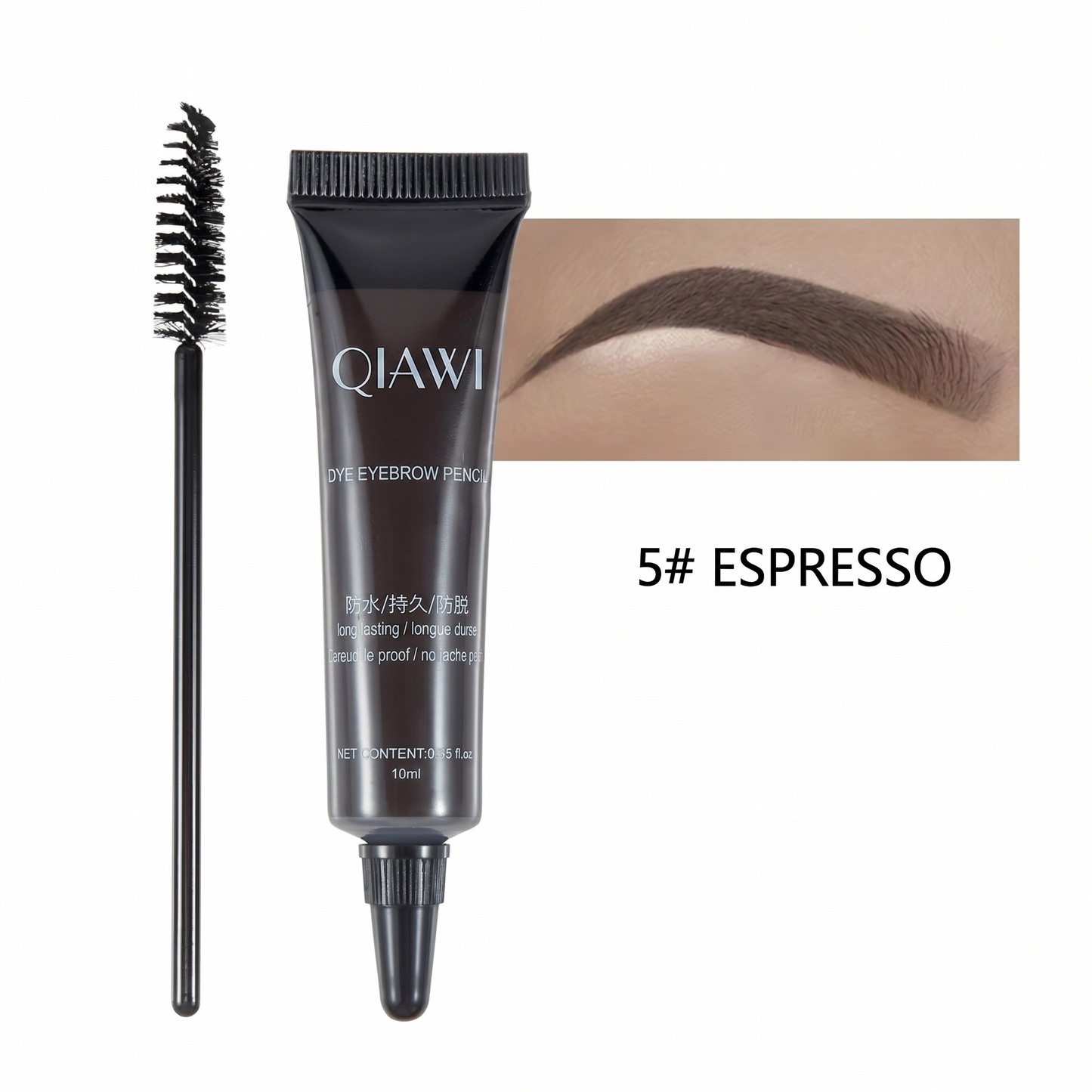 Long-lasting Waterproof Smudge-proof Liquid Eyebrow Gel/Tint
