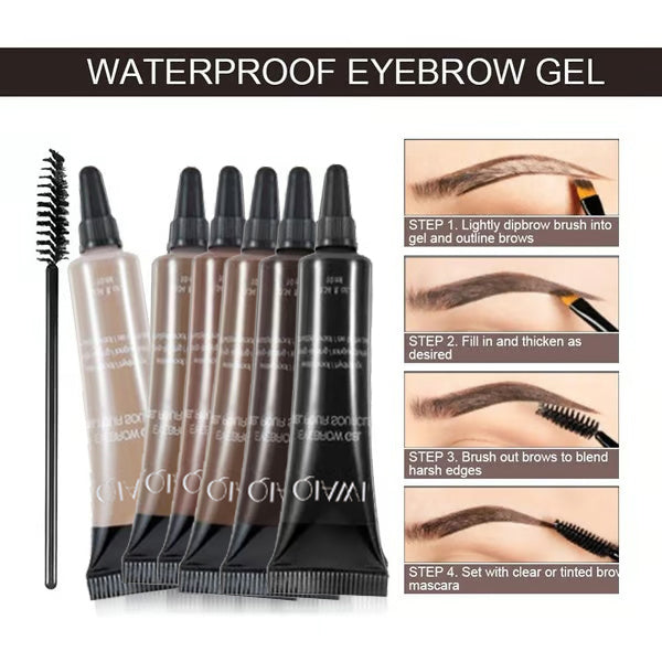 Long-lasting Waterproof Smudge-proof Liquid Eyebrow Gel/Tint