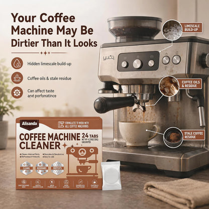🔥LAST DAY BUY 1 GET 1 FREE 12 Count Coffee Maker Cleaner Tablets, This cleaning product eliminates limescale and odors