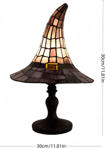 🔥Exclusive Limited Item 👍🔥50%OFF♠️Witch Hat Night Light & Stained Glass Witch Hat Lamp🎁